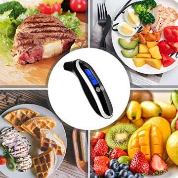 Ketosis Breath Meter, Professional Digital Keto Breath Tester for kKetosis with 10 Mouthpieces(Black)