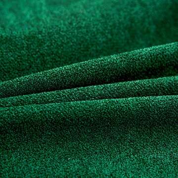 MERNETTE Pack of 2, Thick Chenille Decorative Square Throw Pillow Cover Cushion Covers Pillowcase, Home Decor Decorations for Sofa Couch Bed Chair 20x20 Inch/50x50 cm (Dark Green)