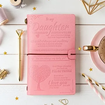 JANARARY Leather Journal for Daughters - Meaningful Gift