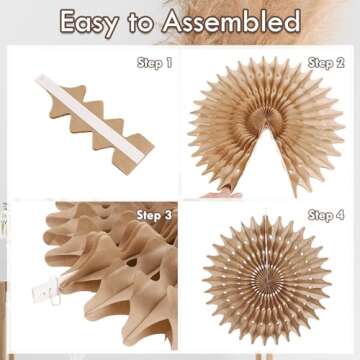 PAPER JAZZ 11 Pcs Rustic Party Decorations for Events