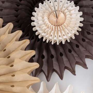 PAPER JAZZ 11 Pcs Rustic Party Decorations for Events