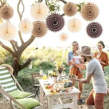 PAPER JAZZ 11 Pcs Rustic Party Decorations for Events