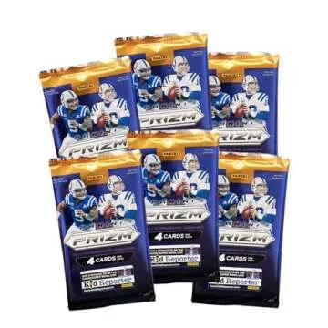 2023 Panini Prizm Football Blaster Box (6 Count Pack of 1)