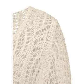 LASCANA Light Knit Sweater Long Sleeves Ideal for Beach