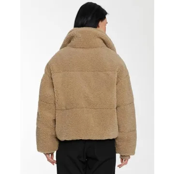 Chic Orolay Women's Fuzzy Fleece Jacket for Winter