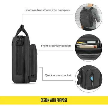 Solo New York Duane Hybrid Briefcase for Laptops