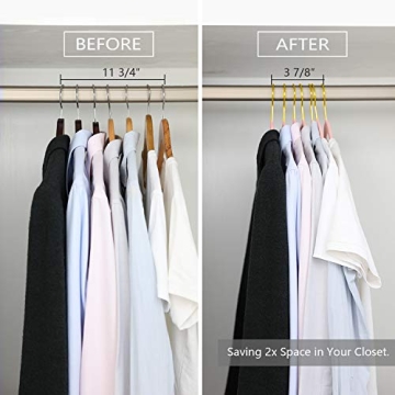 MIZGI Velvet Hangers - Space Saving & Stylish for All