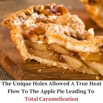 Jean Lemond: Why Holes: For The Crispiest Crusts. King Crispy's Deep Pie, Tart & Quiche Pan. A Non-S...