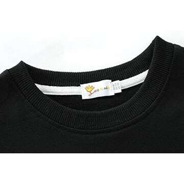 Little Hand Love You More Toddler Boys Valentine's Day Sweatshirt Pullover Long Sleeve Shirts 6 Years