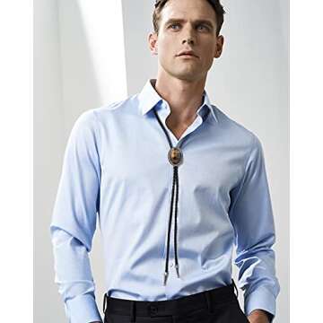 Stylish CASSIECA 4Pcs Handmade Bolo Ties for Everyone