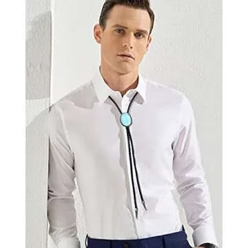 Stylish CASSIECA 4Pcs Handmade Bolo Ties for Everyone