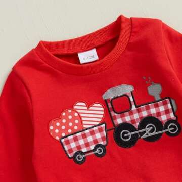 Toddler Valentine's Outfit – Stylish & Comfy 2-Piece Set
