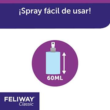 Feliway Spray (60ml) - Synthetic carming spray, Comforts & Reassures Cats in New Homes by William Hunter Equestrian