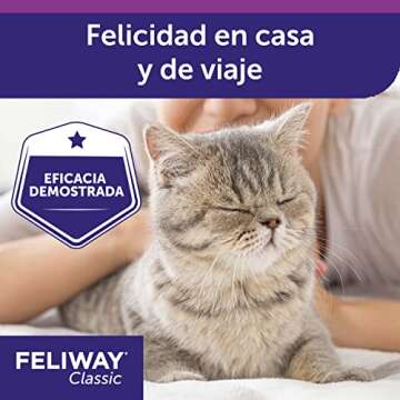 Feliway Spray (60ml) - Synthetic carming spray, Comforts & Reassures Cats in New Homes by William Hunter Equestrian