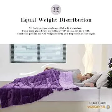 Satwip Weighted Blanket for Comfort and Relaxation