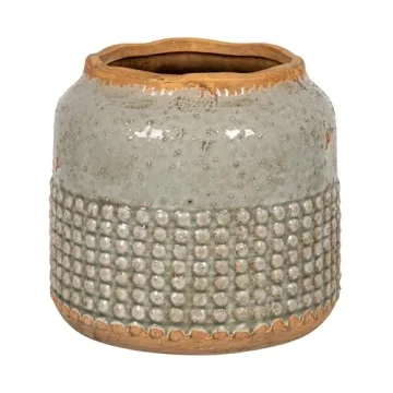 Creative Co-Op Round Hobnail Planter for Stylish Decor