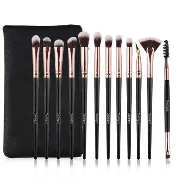 Professional Eye Makeup Brushes Set - 12 PCS