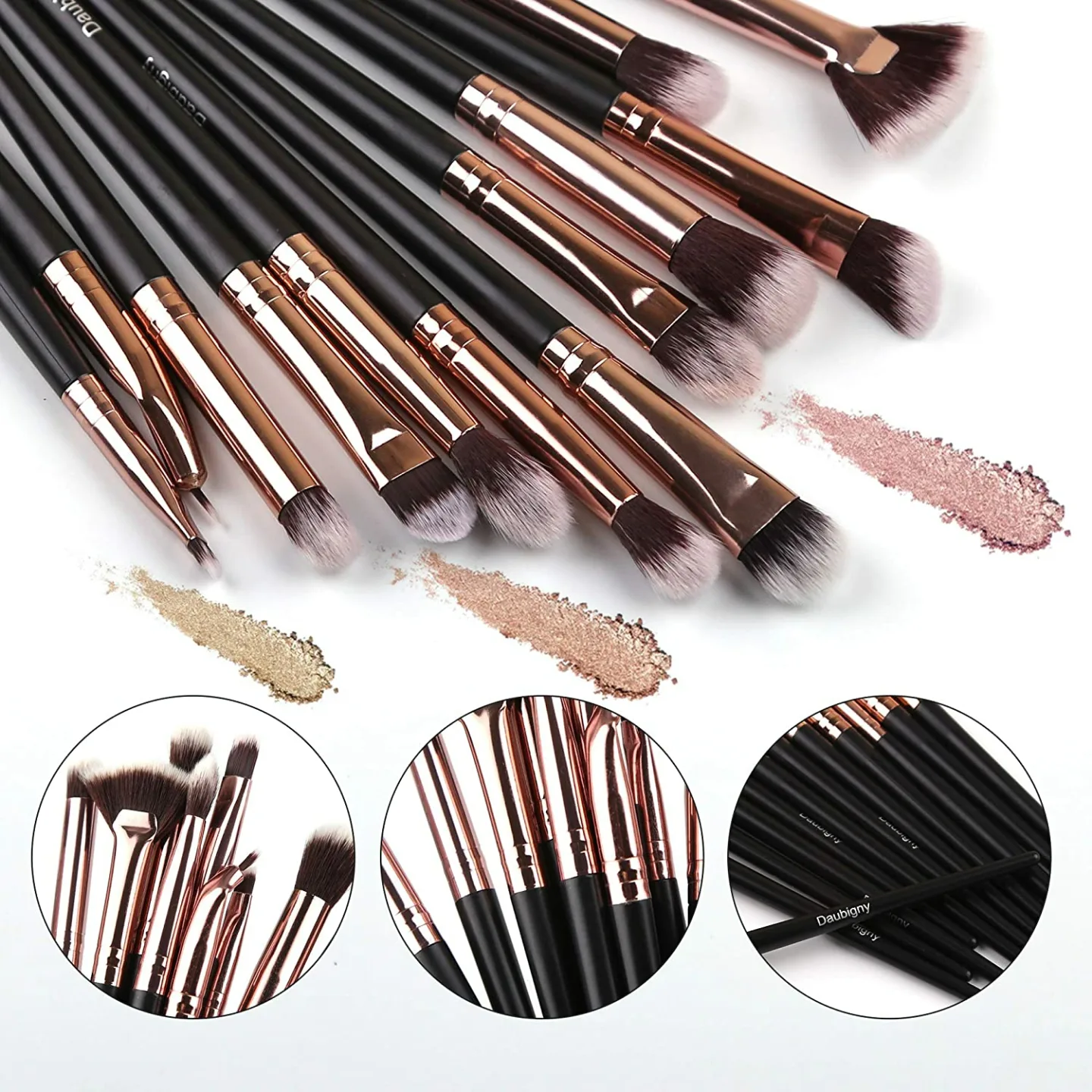 Professional Eye Makeup Brushes Set - 12 PCS