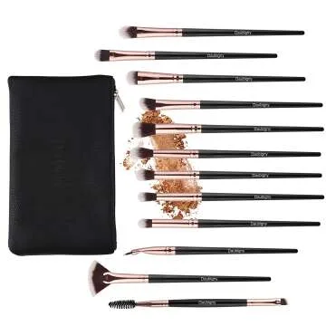 Professional Eye Makeup Brushes Set - 12 PCS