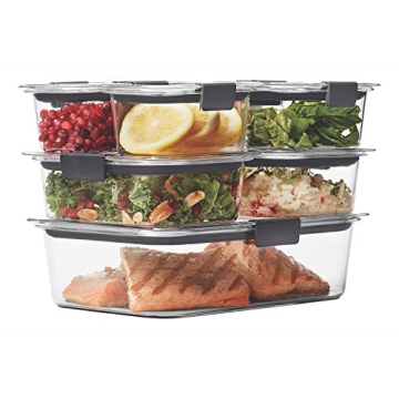 Rubbermaid Brilliance Leak-Proof Food Storage Containers Set