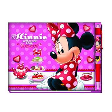 Disney 85972 Minnie Mouse Deluxe Autograph Book with Pen