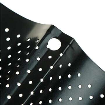 OBANGONG 2 PCS Nonstick Perforated Baguette Pan for French Bread Baking 4 Wave Loaves Loaf Bake Mold Oven Toaster Pan