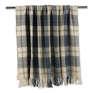 DII Farmhouse Woven Throw Blanket - 50x60 Stylish Decor