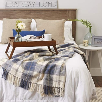 DII Farmhouse Woven Throw Blanket - 50x60 Stylish Decor