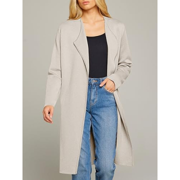 MEROKEETY Women's Long Sleeve Cardigan for All Seasons