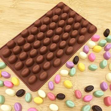 AKOAK 55 Cavity Silicone Mold for Baking & Candy Making