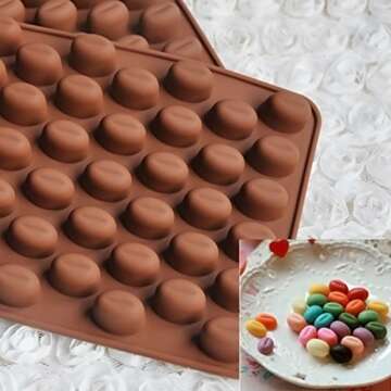 AKOAK 55 Cavity Silicone Mold for Baking & Candy Making