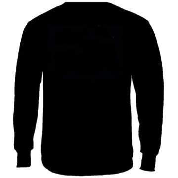 Texas Tech Men's Black Football Graphic Long Sleeve T Shirt (Large)