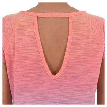 Guy Harvey Women's Dolphin Time Short Sleeve Slub Tee, Sachet Pink Dolphin, Small