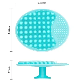 Silicone Face Scrubber for Gentle Exfoliation and Cleansing