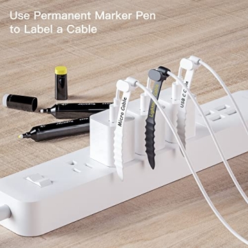 PZOZ Reusable Cable Zip Ties - Eco-Friendly Organizers