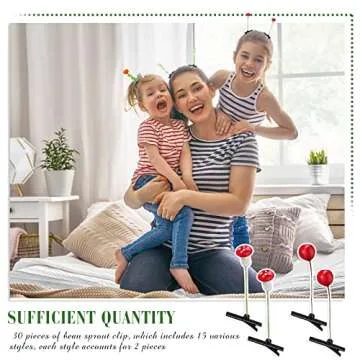 Colorful 30 Pcs Hair Clips for Women & Girls - Great for Parties