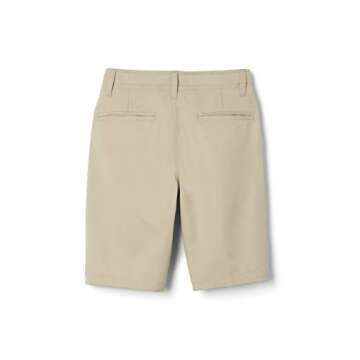 Performance Stretch Shorts for Boys in FT Khaki