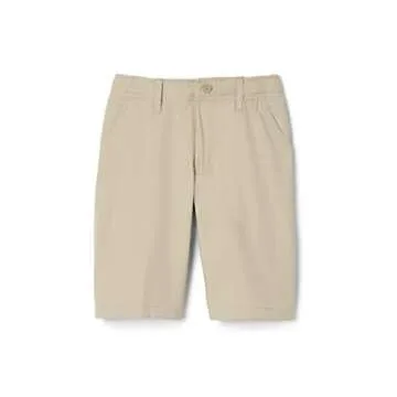 Performance Stretch Shorts for Boys in FT Khaki