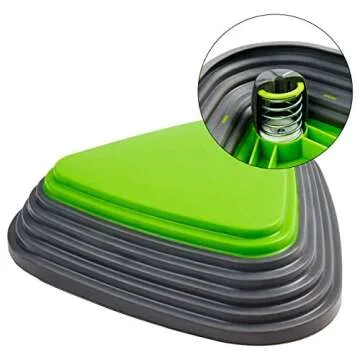 GONGE River Stones - Original Active Play Stepping Stones for Balance and Coordination, Non-Slip bottom for Indoor and Outdoor, 4 River stones and 1 bouncing Stone - 5pc Set - Vibrant