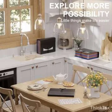 ThinkTex Accordion File Organizer, 12 Pockets Expanding File Folders, Portable Monthly Bill Receipt Organizer, Colorful Tabs, Letter/A4 Size for School, Home and Office, Classroom Must Haves