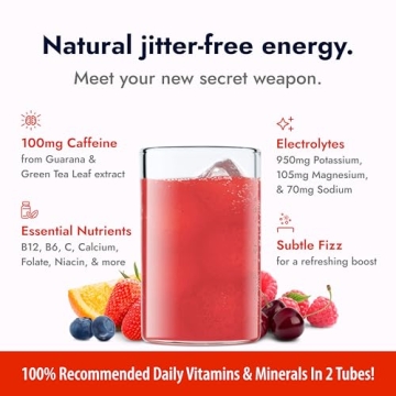 Zipfizz Energy Drink Powder - Fruit Punch 20 Pack