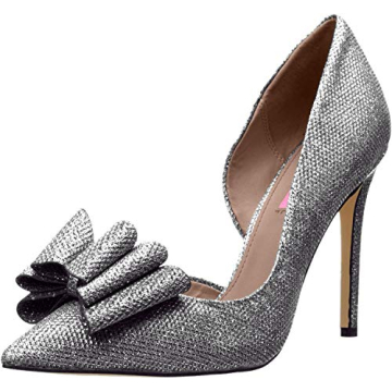 Elegant Betsey Prince D'Orsay Pumps in Pewter for Women