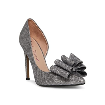 Elegant Betsey Prince D'Orsay Pumps in Pewter for Women