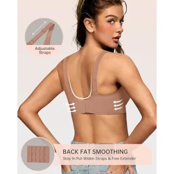 OEAK Wireless Deep V Bra for All-Day Comfort and Support