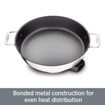 All-Clad Electrics Stainless Steel Skillet 7 Quart - Versatile and Efficient
