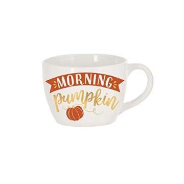 Morning Pumpkin Oversized Mug for Cozy Drinks