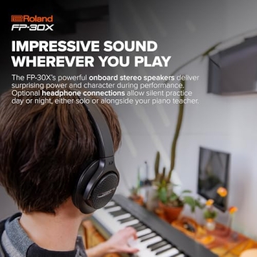 Roland FP-30X Digital Piano with Authentic Sound and Features