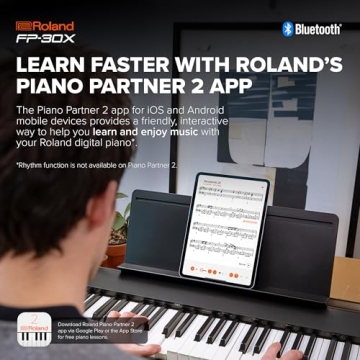 Roland FP-30X Digital Piano with Authentic Sound and Features