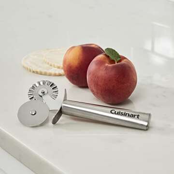 Cuisinart CTG-00-DPW Dual Head Wheel Pastry Roller, Stainless Steel