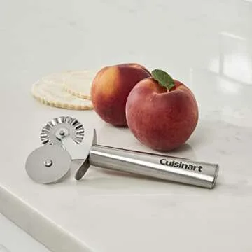 Cuisinart CTG-00-DPW Dual Head Wheel Pastry Roller, Stainless Steel